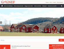 Tablet Screenshot of gagnef.se